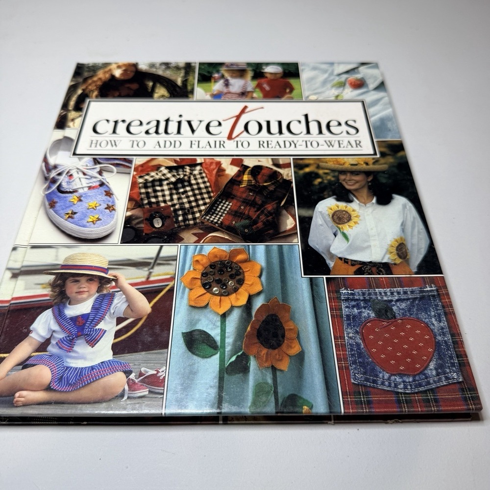CREATIVE TOUCHES embellishment craft book‎ personalize Leisure Arts 1992